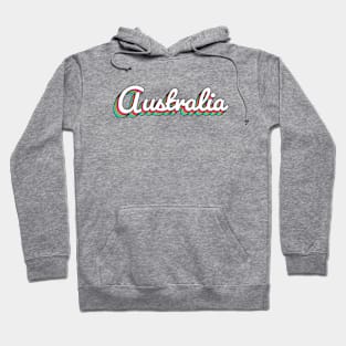 Australia Retro Script Hoodie